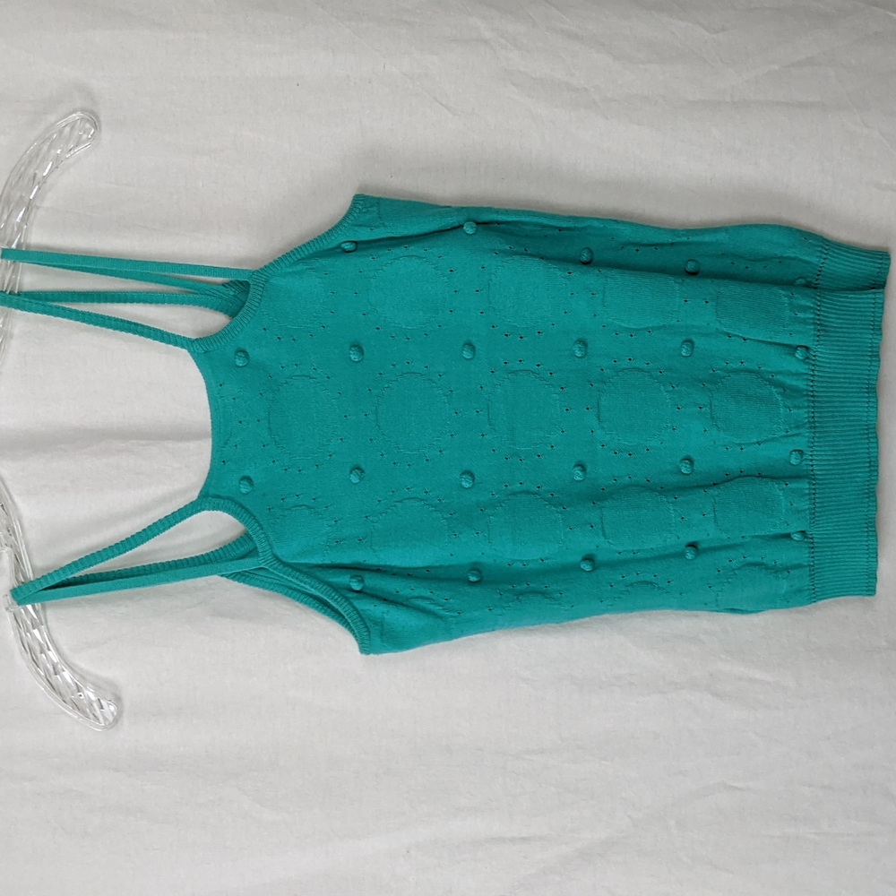 MILLY OF NEW YORK KNIT DOUBLE STRAP COTTON TANK TOP - Picture 5 of 6